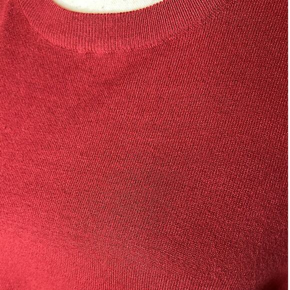 NEW MLANM Tunic Sweater in Burgundy Size L - Picture 2 of 7
